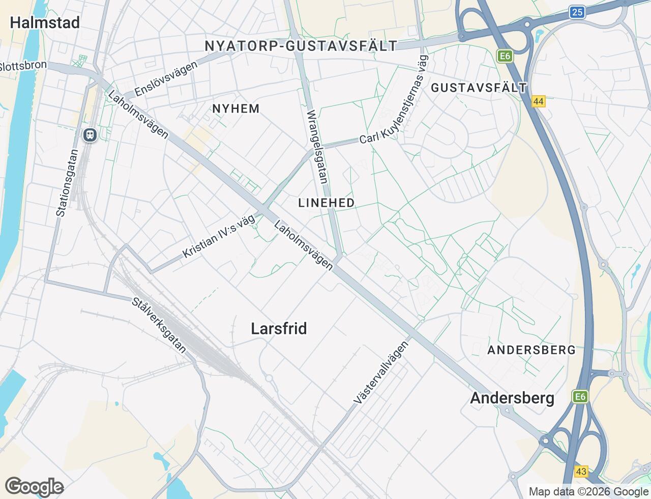 Karta över Fjärdingsstigen 28 i 51 Halmstad