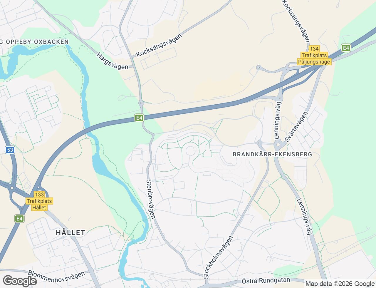 Karta över Mariebergsvägen 17 i 66 Nyköping