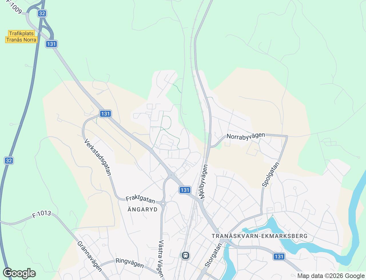 Karta över Beckhemsvägen 2C i 42 Tranås