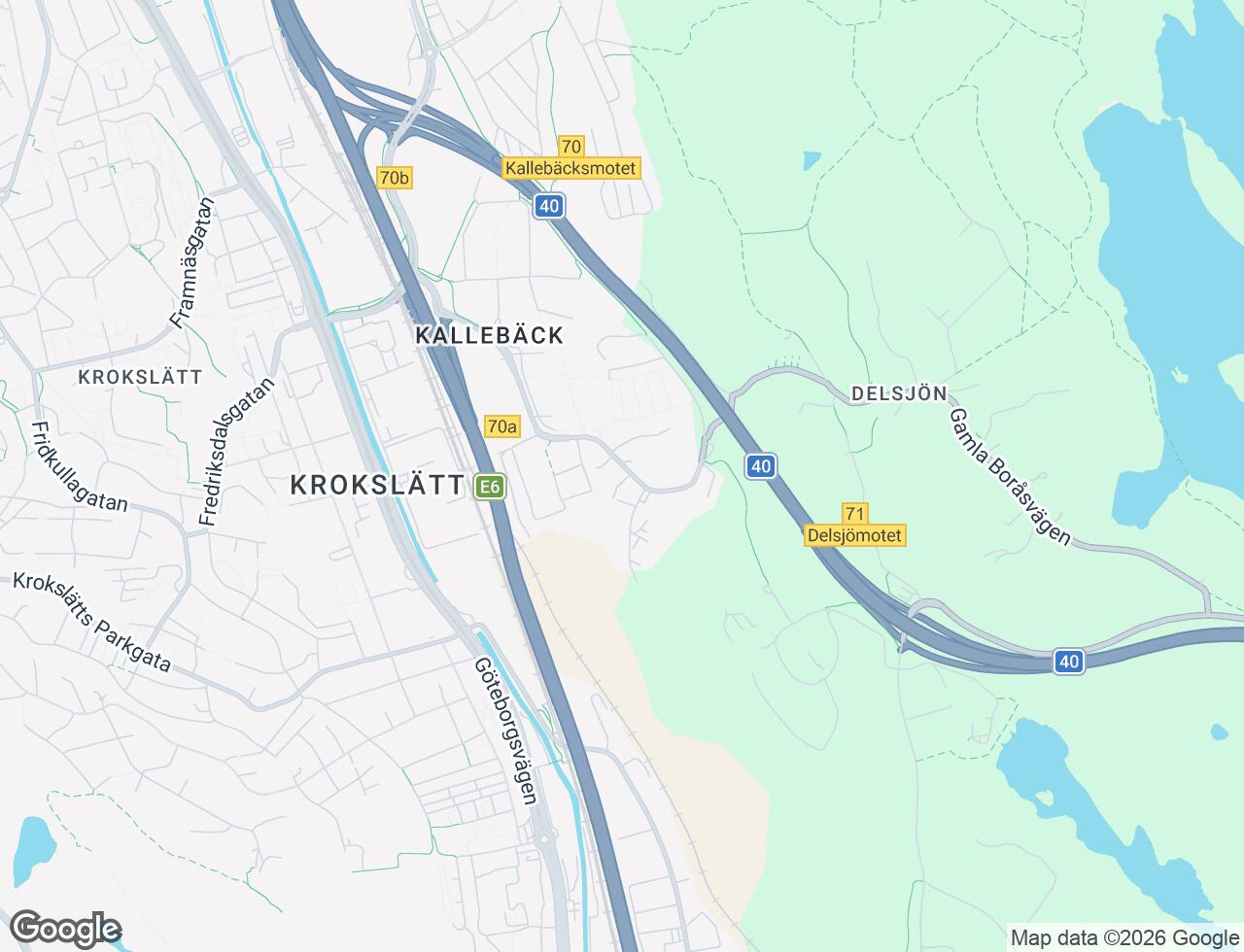 Karta över Filmjölksgatan 3 i 78 Göteborg