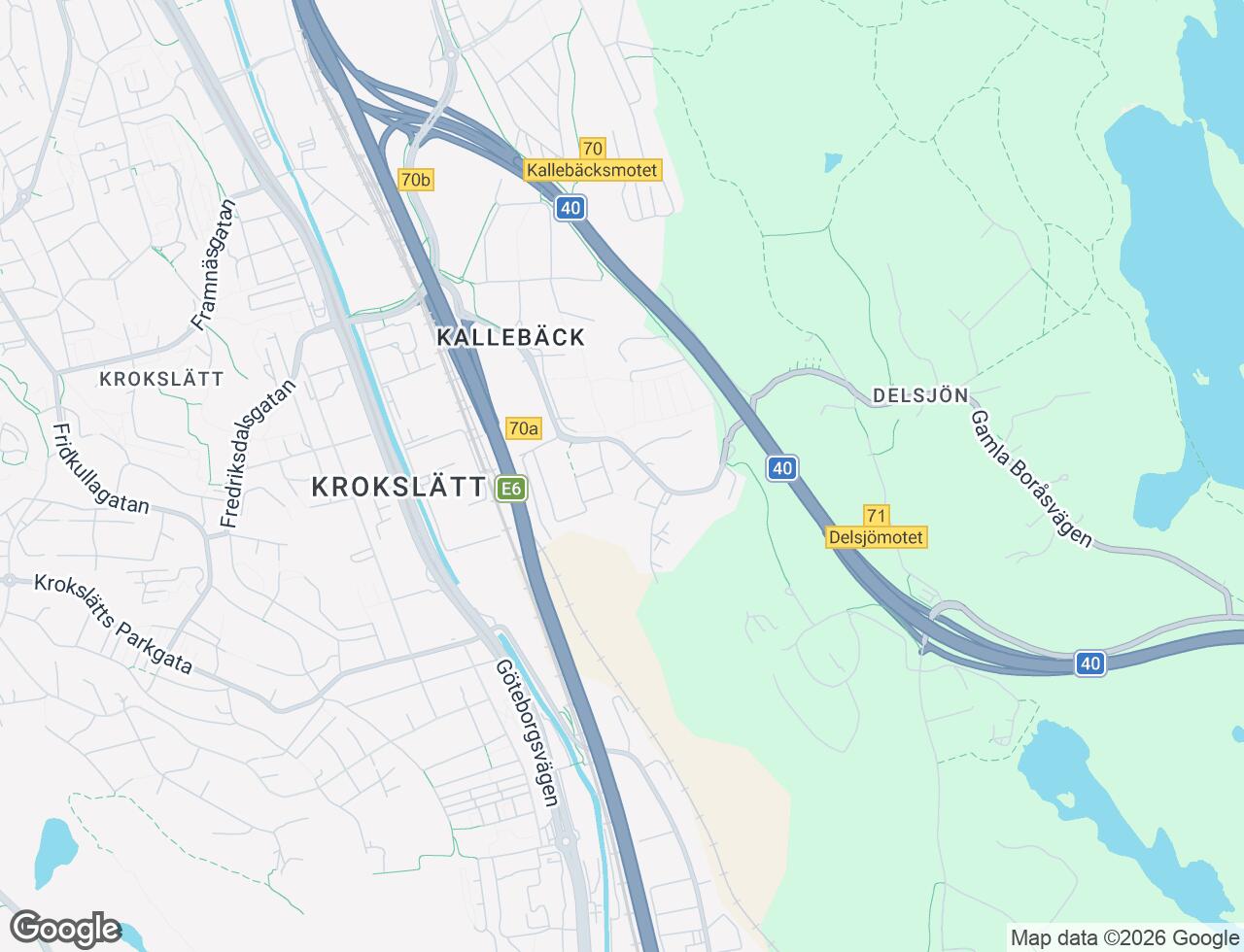 Karta över Separatorsgatan 8 i 78 Göteborg