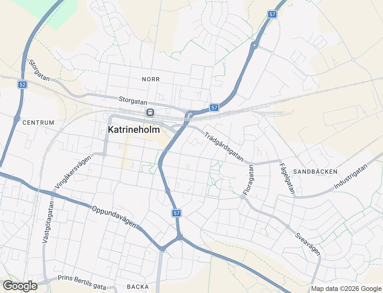 Karta över Sibeliusgatan 9 i 33 Katrineholm