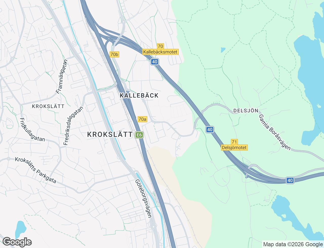 Karta över Skummjölksgatan 1 i 77 Göteborg