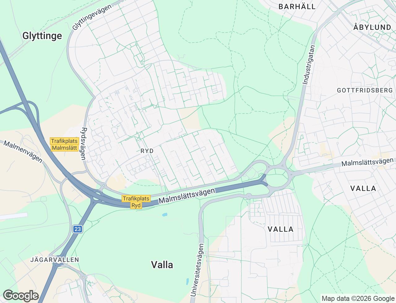 Karta över Rydsvägen 78C i 30 Linköping