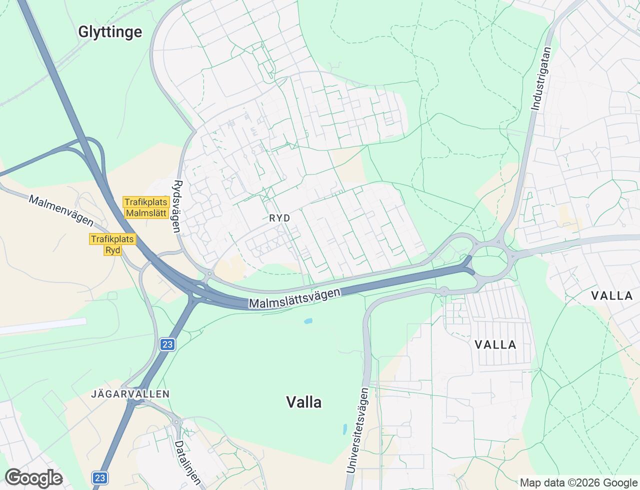 Karta över Rydsvägen 134B i 30 Linköping