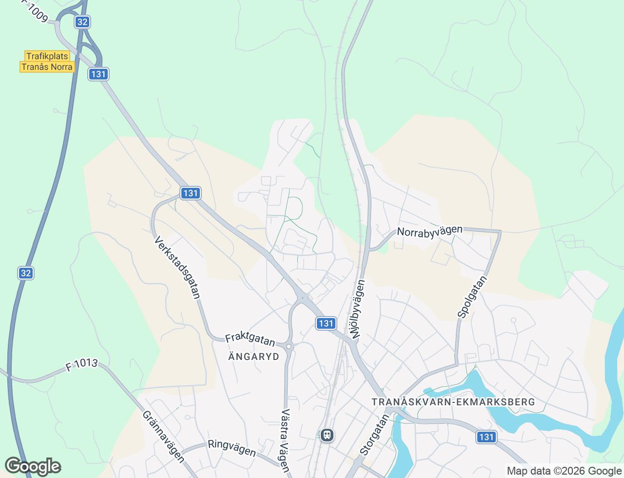 Karta över Beckhemsvägen 4E i 42 Tranås