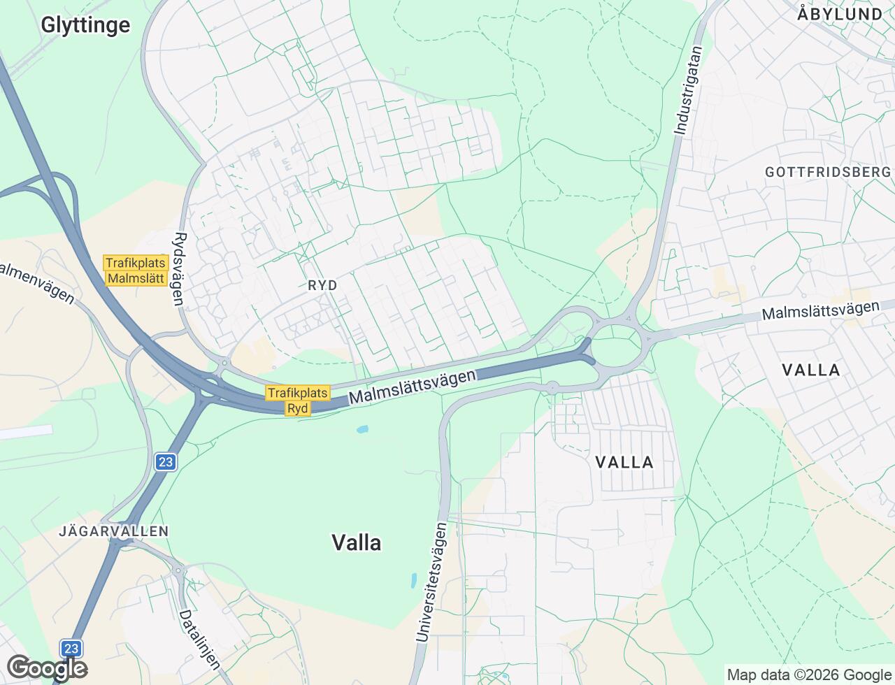 Karta över Rydsvägen 64B i 30 Linköping