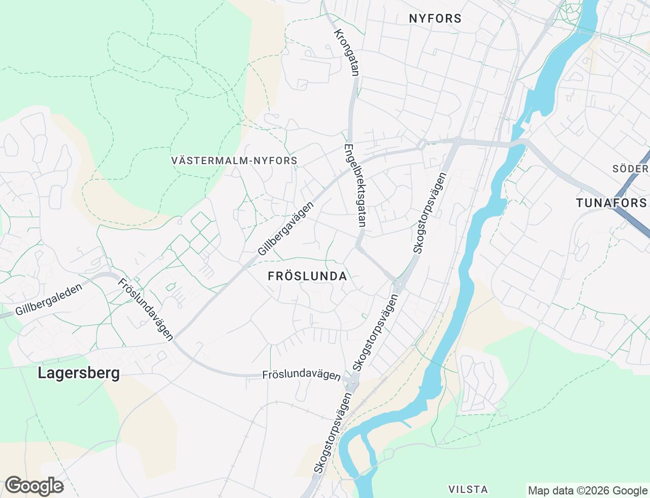 Karta över Mossvägen 3B i 31 Eskilstuna
