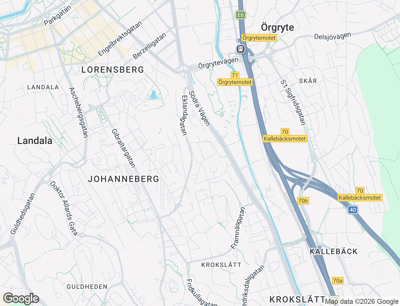Karta över Kristinehöjdsgatan 11 i 82 Göteborg