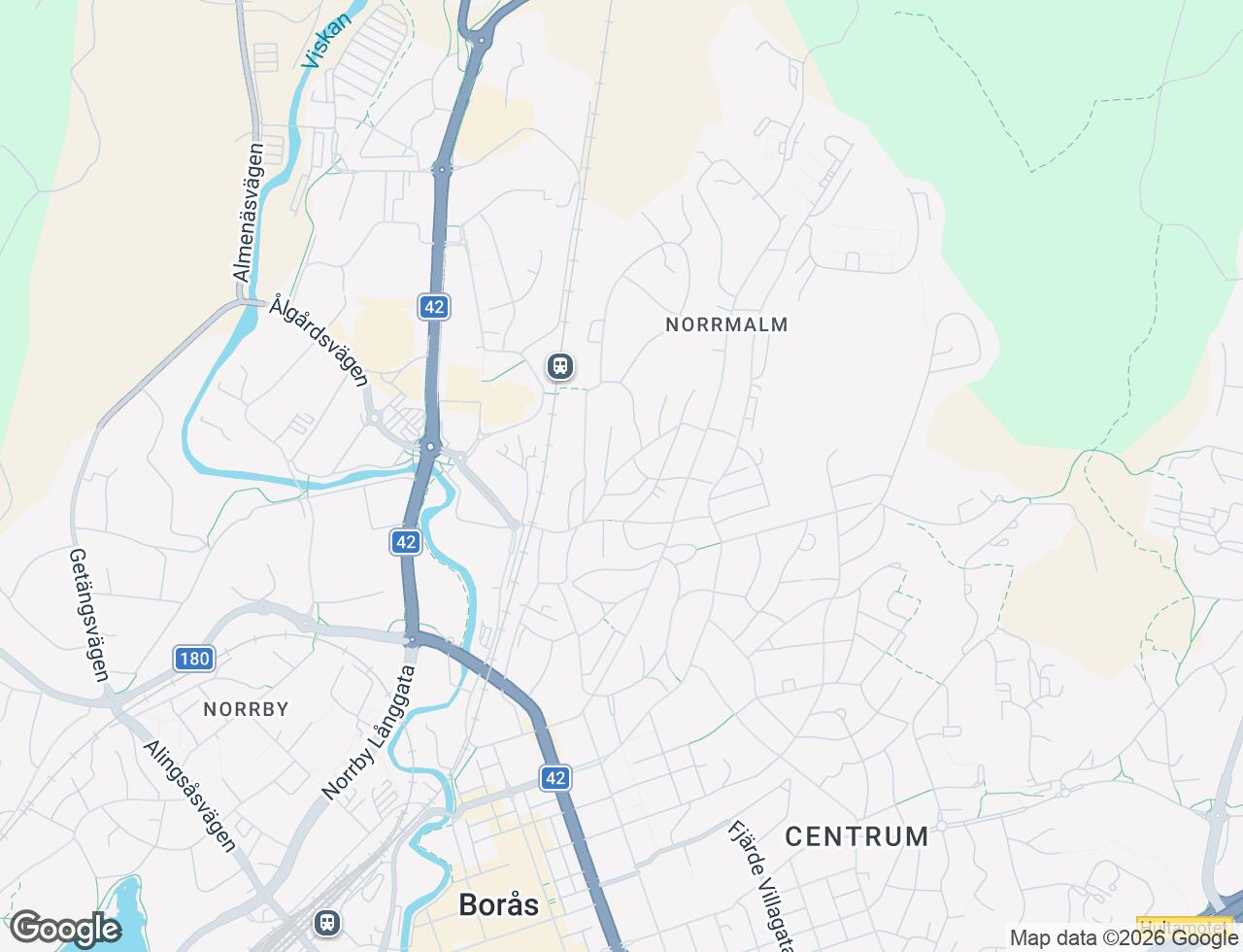 Karta över Brahegatan 8 i 35 Borås
