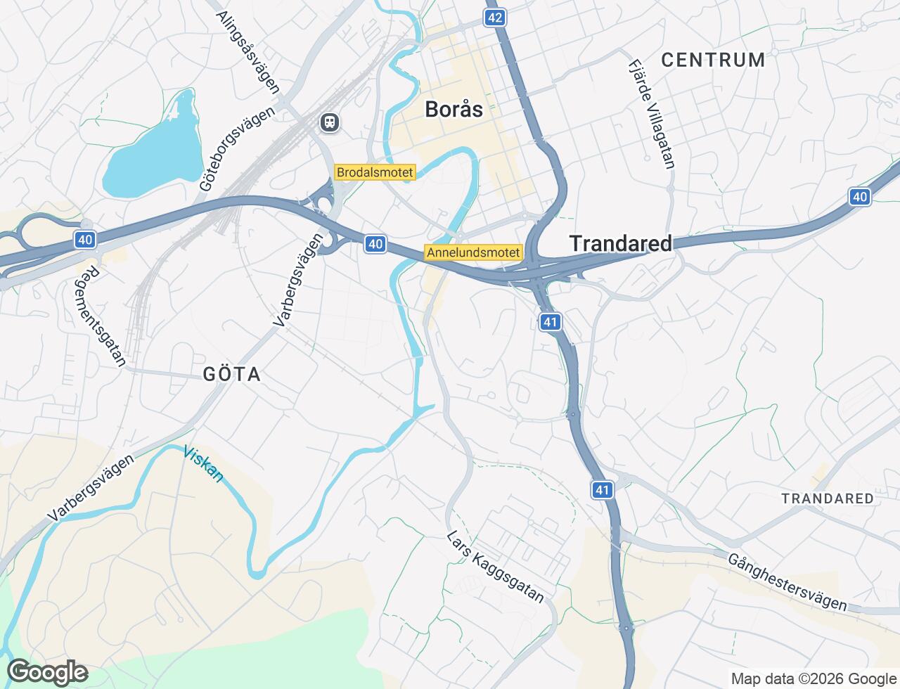 Karta över Kellgrensgatan 30 i 34 Borås
