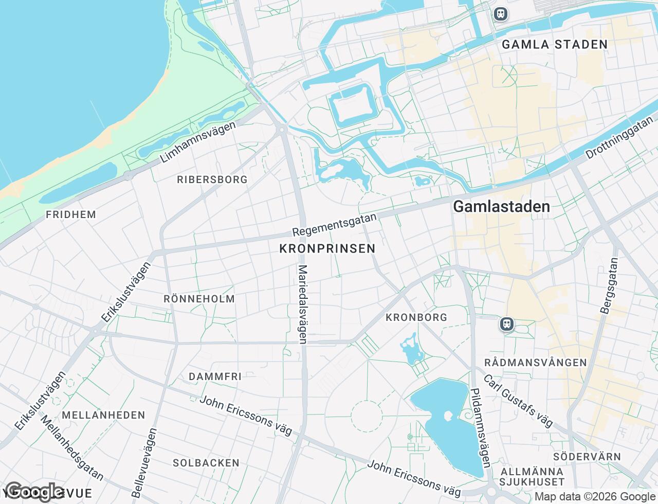 Karta över Fågelbacksgatan 11F i 44 Malmö