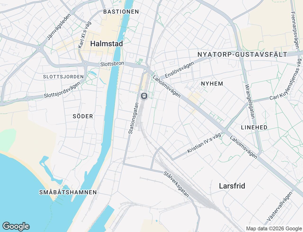 Karta över Bolmensgatan 15 i 66 Halmstad