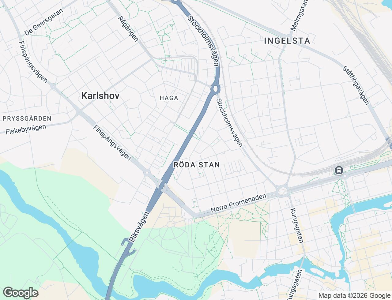 Karta över Himmelstalundsvägen 39C i 16 Norrköping
