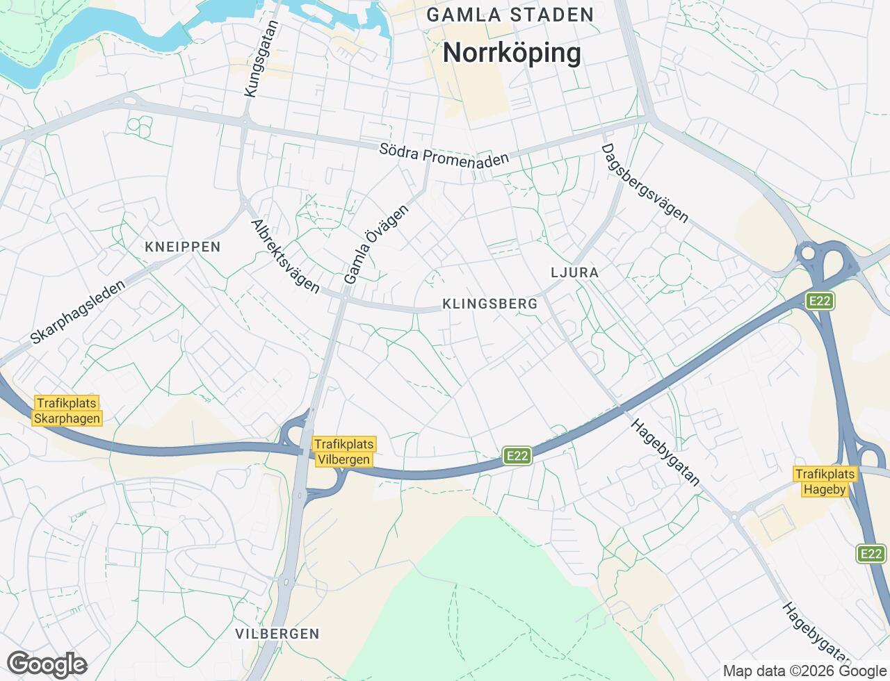 Karta över Tvärgatan 6A i 54 Norrköping