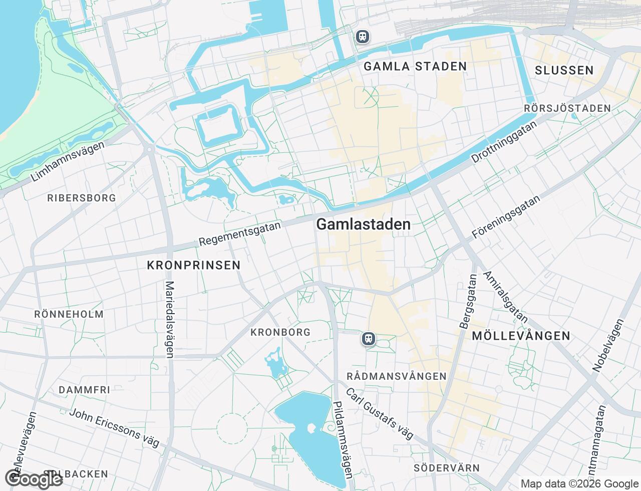 Karta över Fersens väg 10B i 42 Malmö