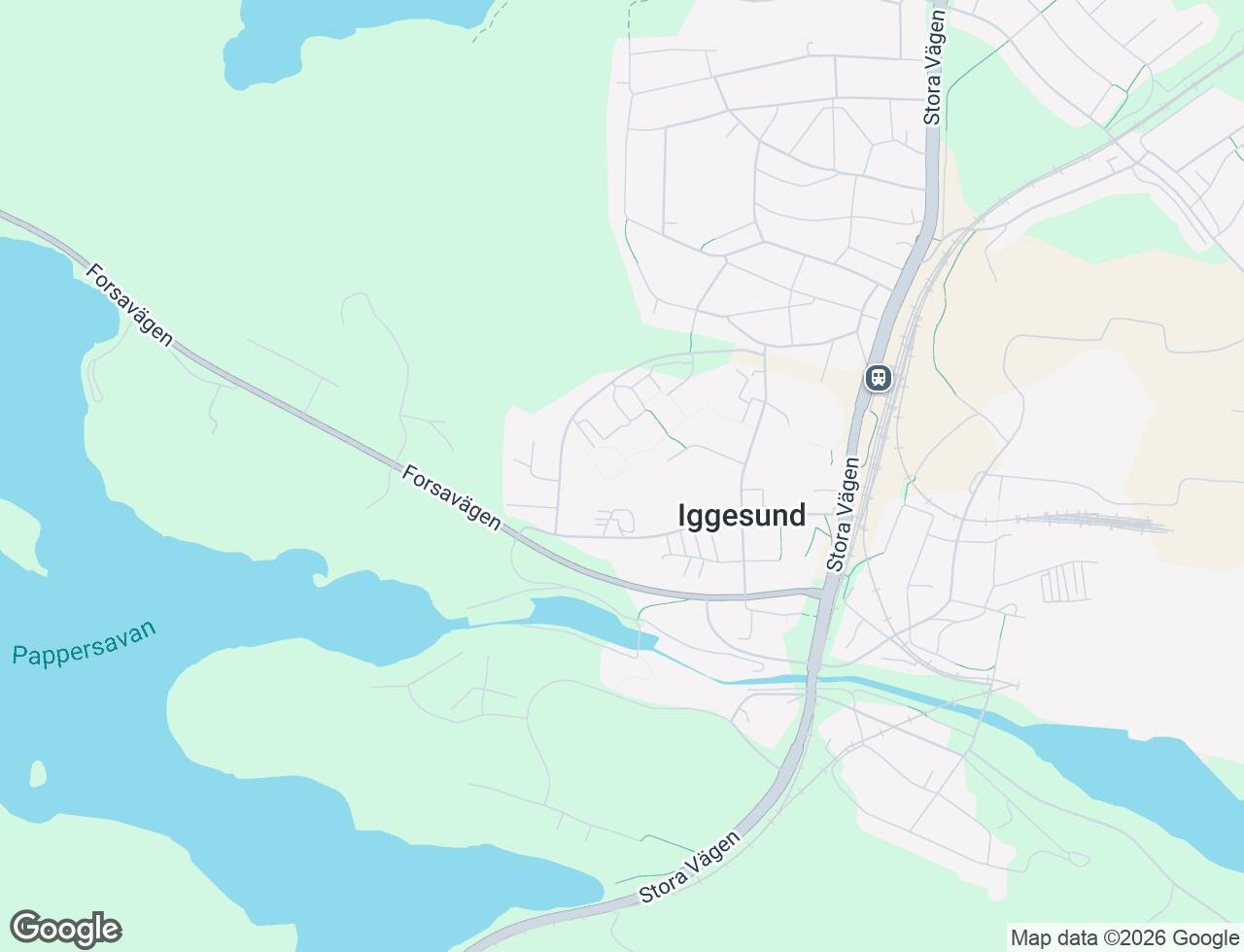 Karta över Safirgränd 12 i 31 Iggesund