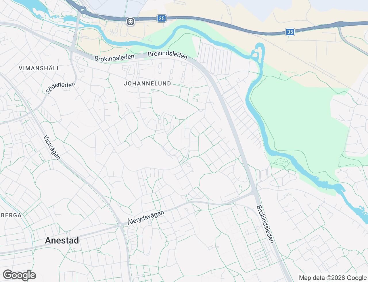 Karta över Skogsgatan 89 i 23 Linköping