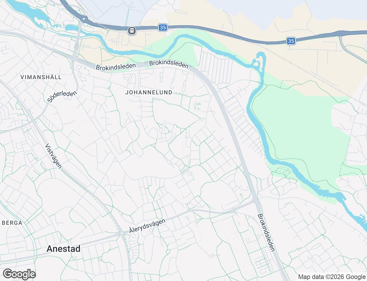 Karta över Skogsgatan 93 i 23 Linköping