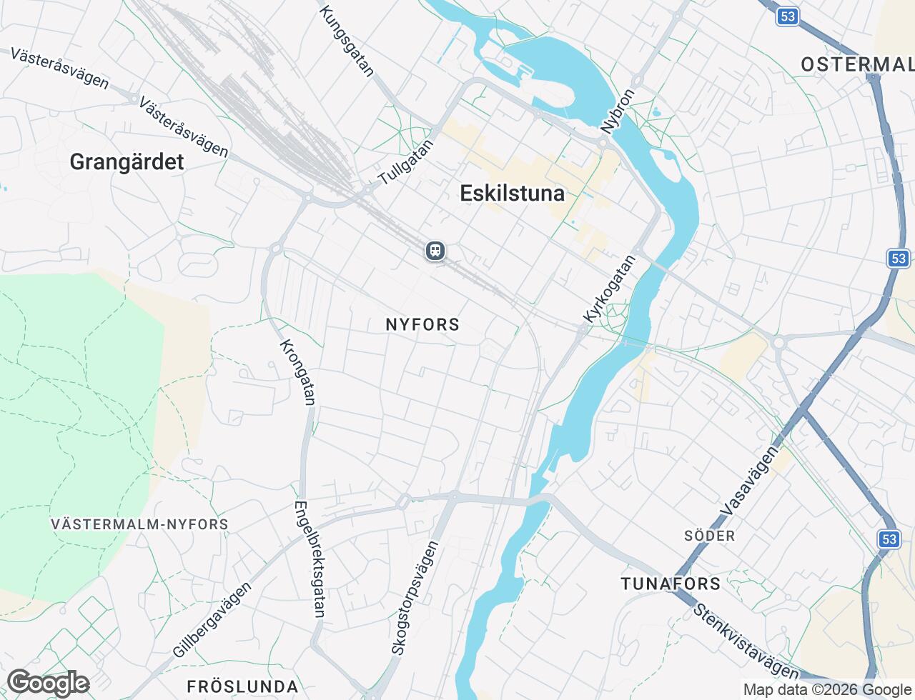 Karta över Svengrensgatan 3A i 27 Eskilstuna