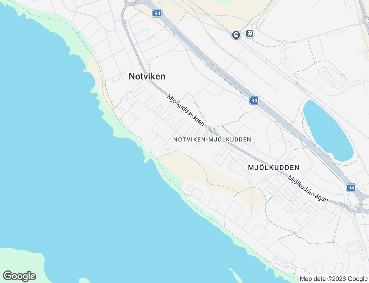 Karta över Tunastigen 1 i 44 Luleå