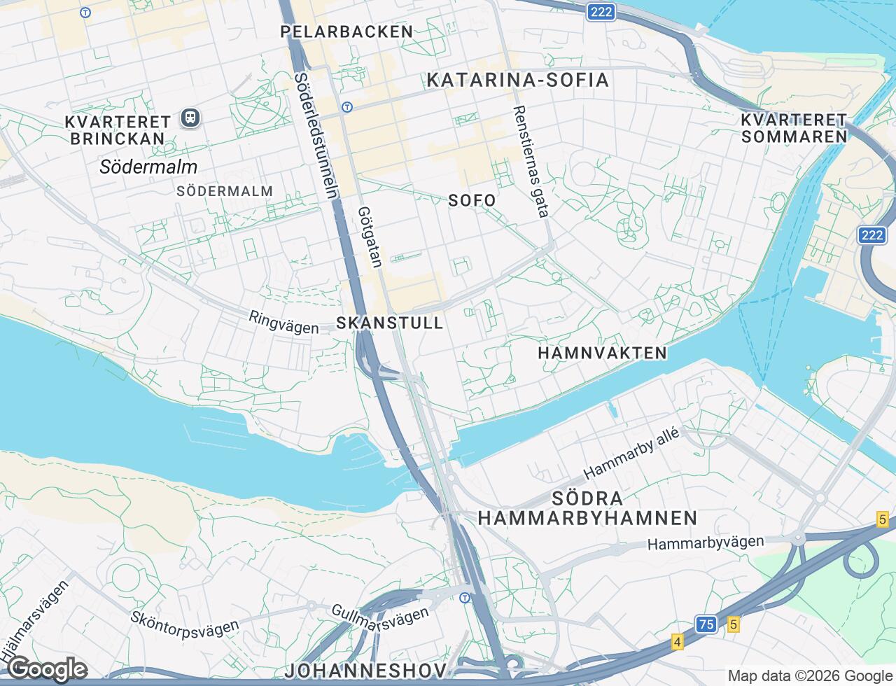 Karta över Bohusgatan 23B i 67 Stockholm