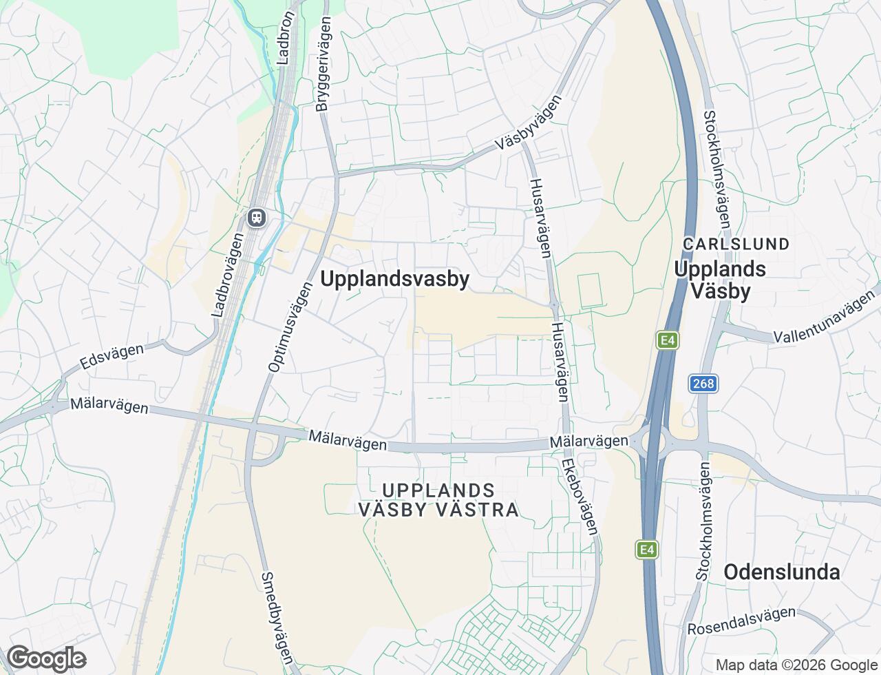 Karta över Himmelsgränd 10 i 33 Upplands Väsby