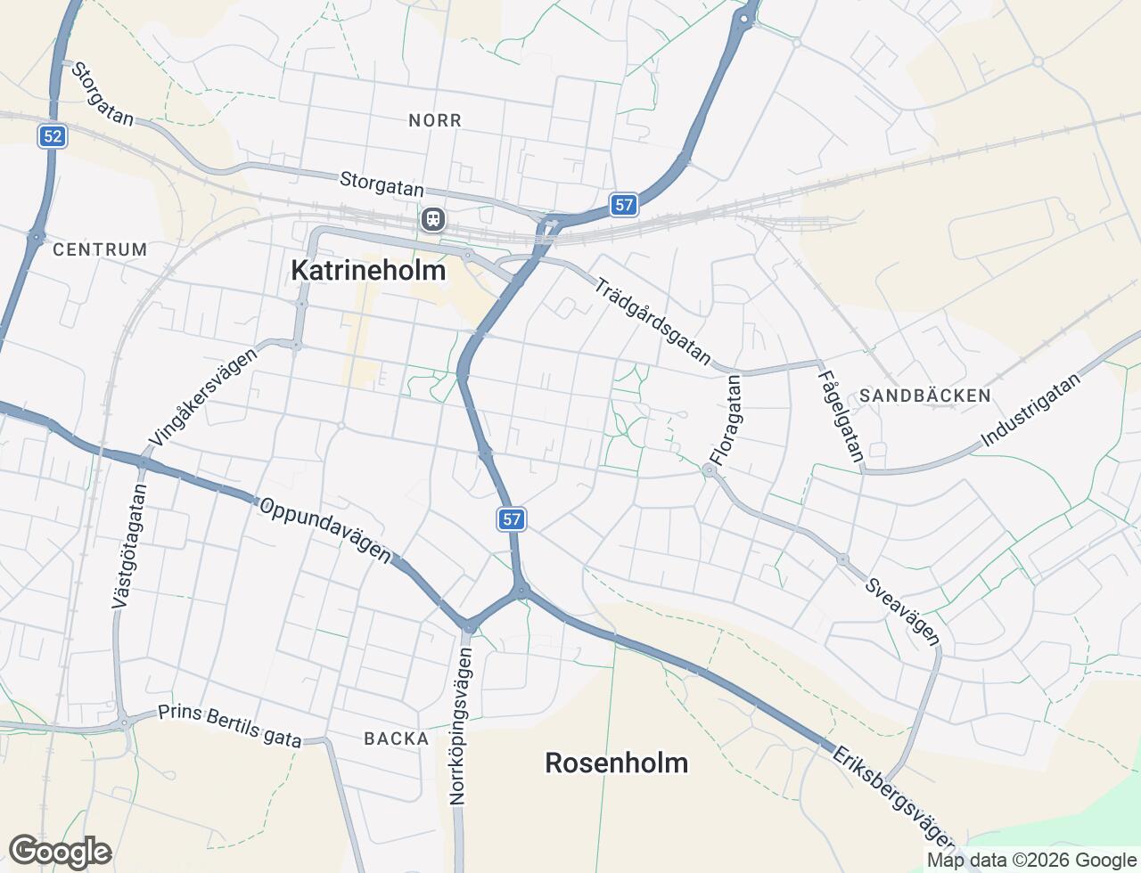 Karta över Jägaregatan 21C i 32 Katrineholm