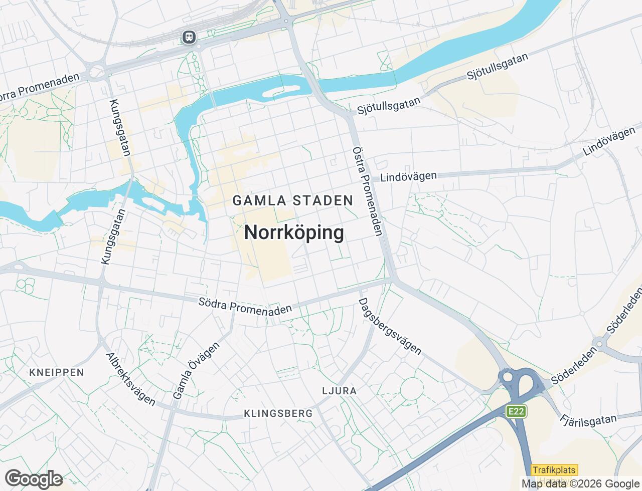 Karta över Sankt Persgatan 129A i 30 Norrköping