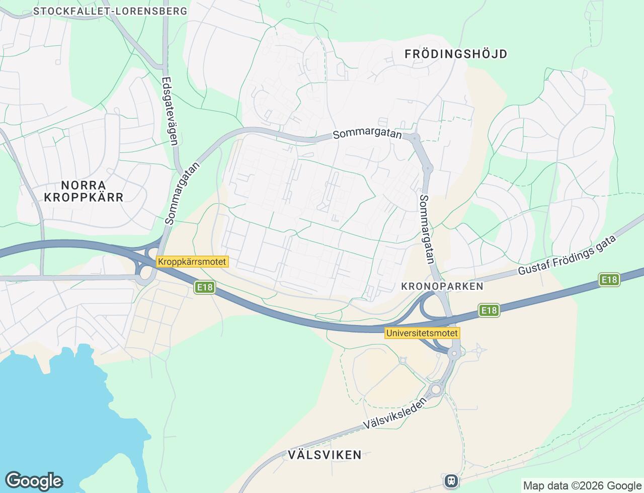 Karta över Flöjtgatan 49 i 33 Karlstad