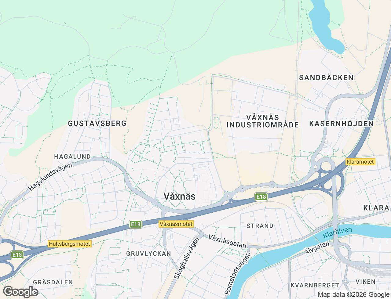Karta över Karmgatan 17 i 47 Karlstad