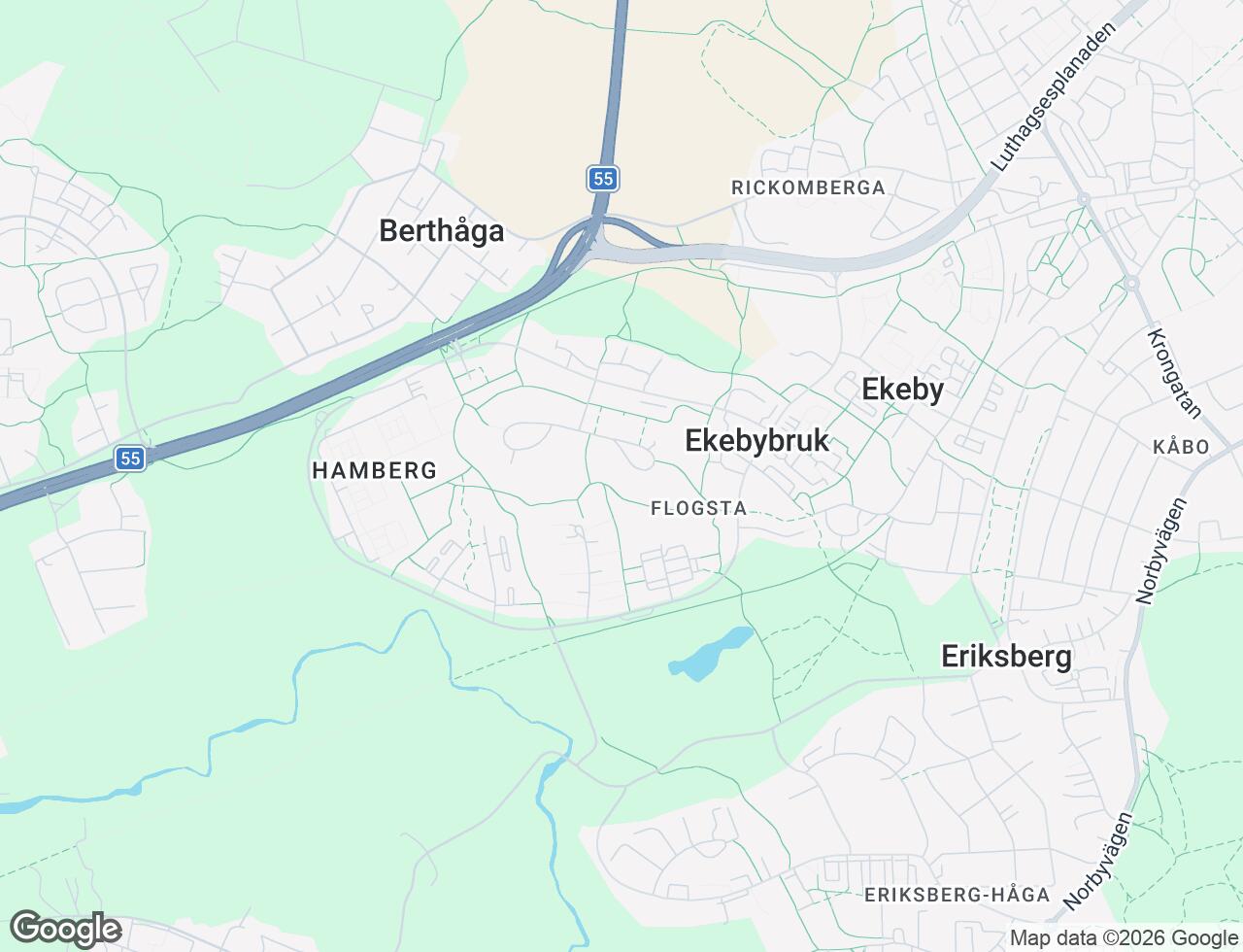 Karta över Sernanders väg 15 i 62 Uppsala