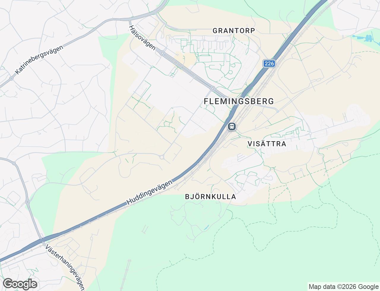 Karta över Forskarvägen 4 i 52 Huddinge