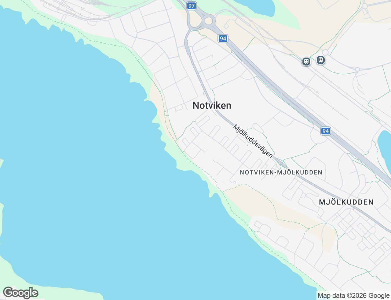 Karta över Tunastigen 87 i 44 Luleå