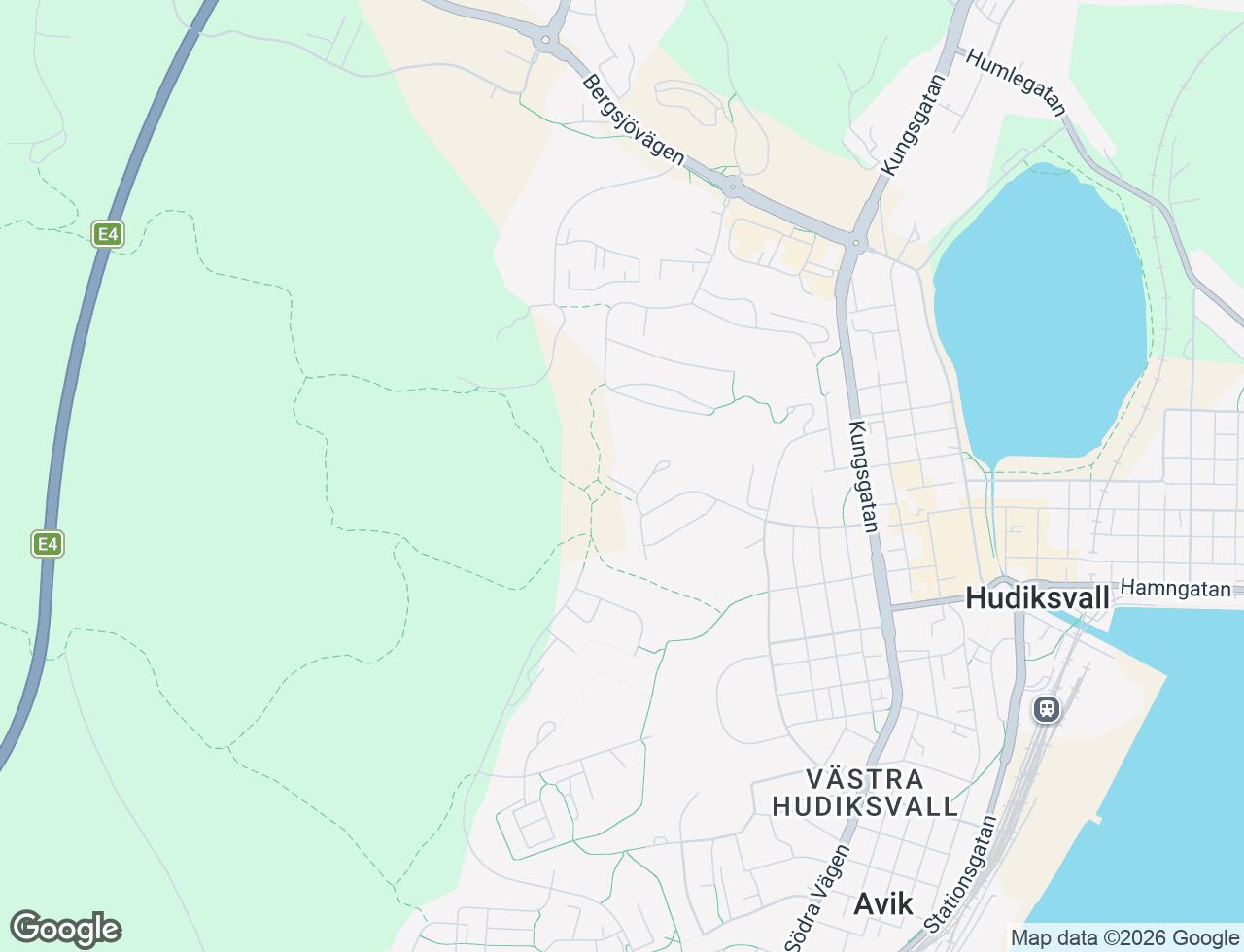 Karta över Rönnstigen 1 i 43 Hudiksvall