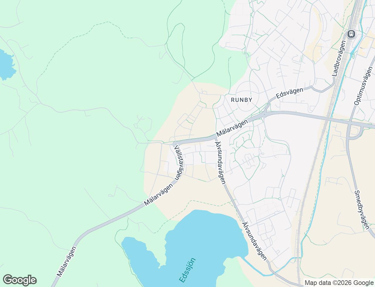 Karta över Mälarvägen 89 i 47 Upplands Väsby