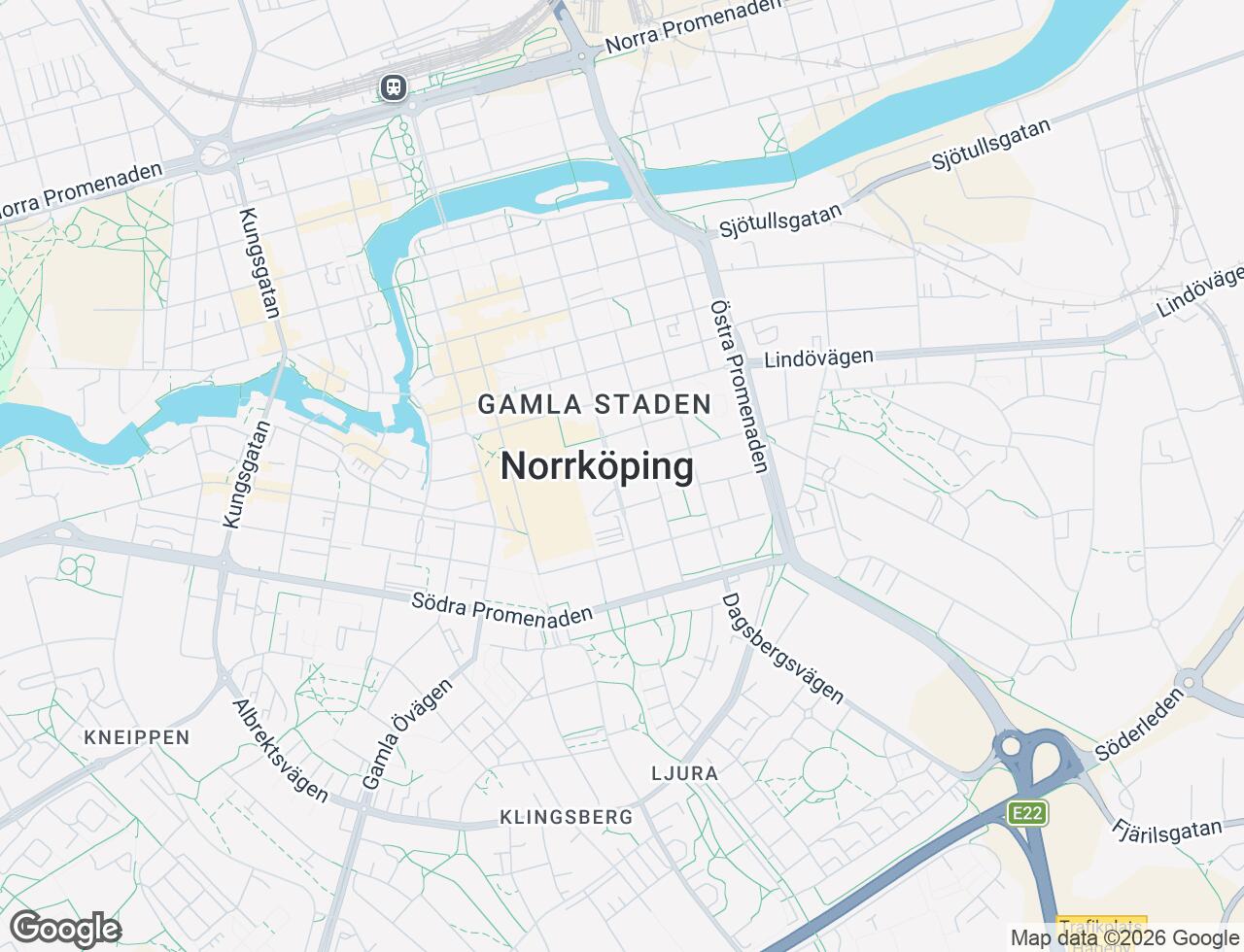 Karta över Sankt Persgatan 127C i 30 Norrköping
