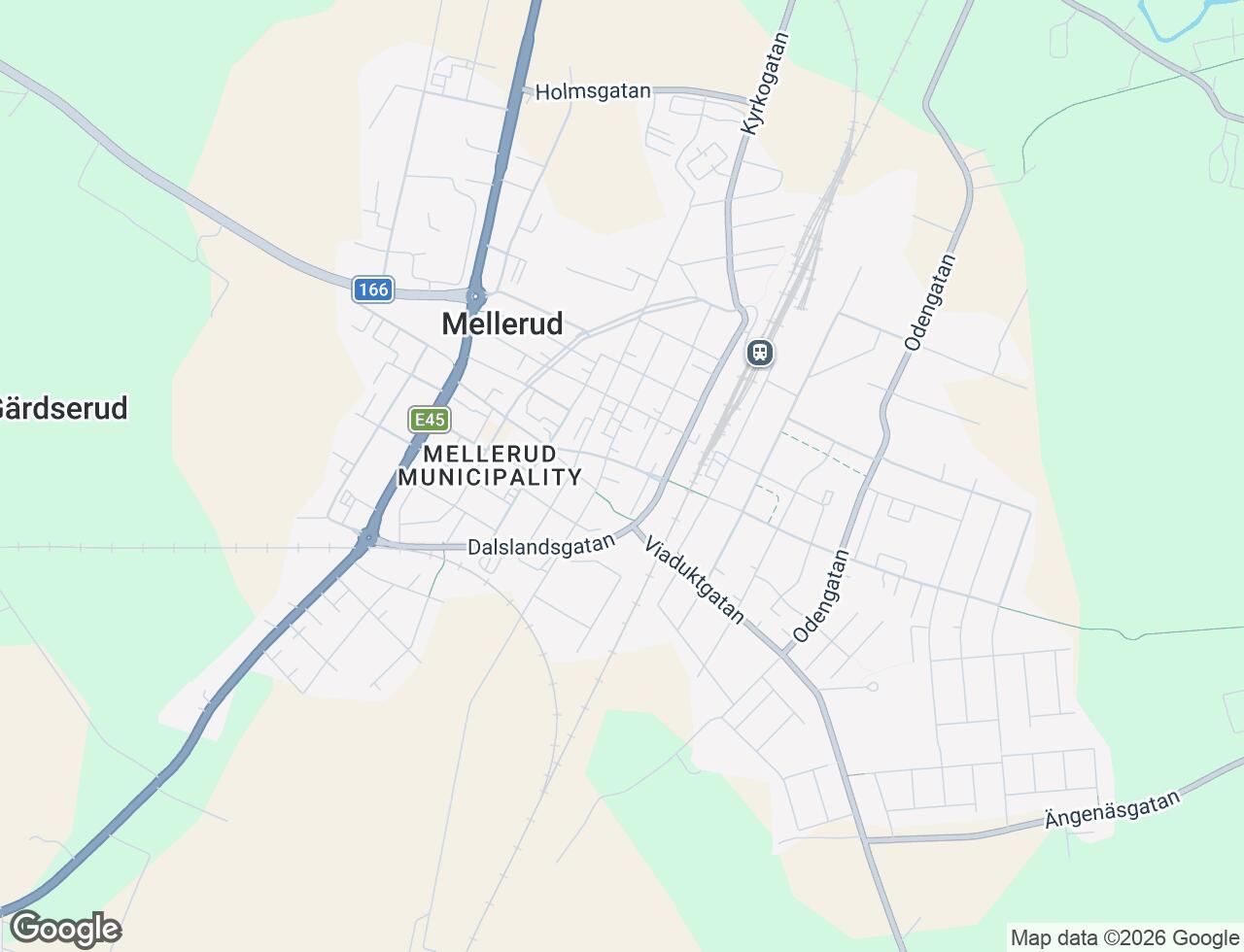 Karta över Storgatan 37C i 31 Mellerud