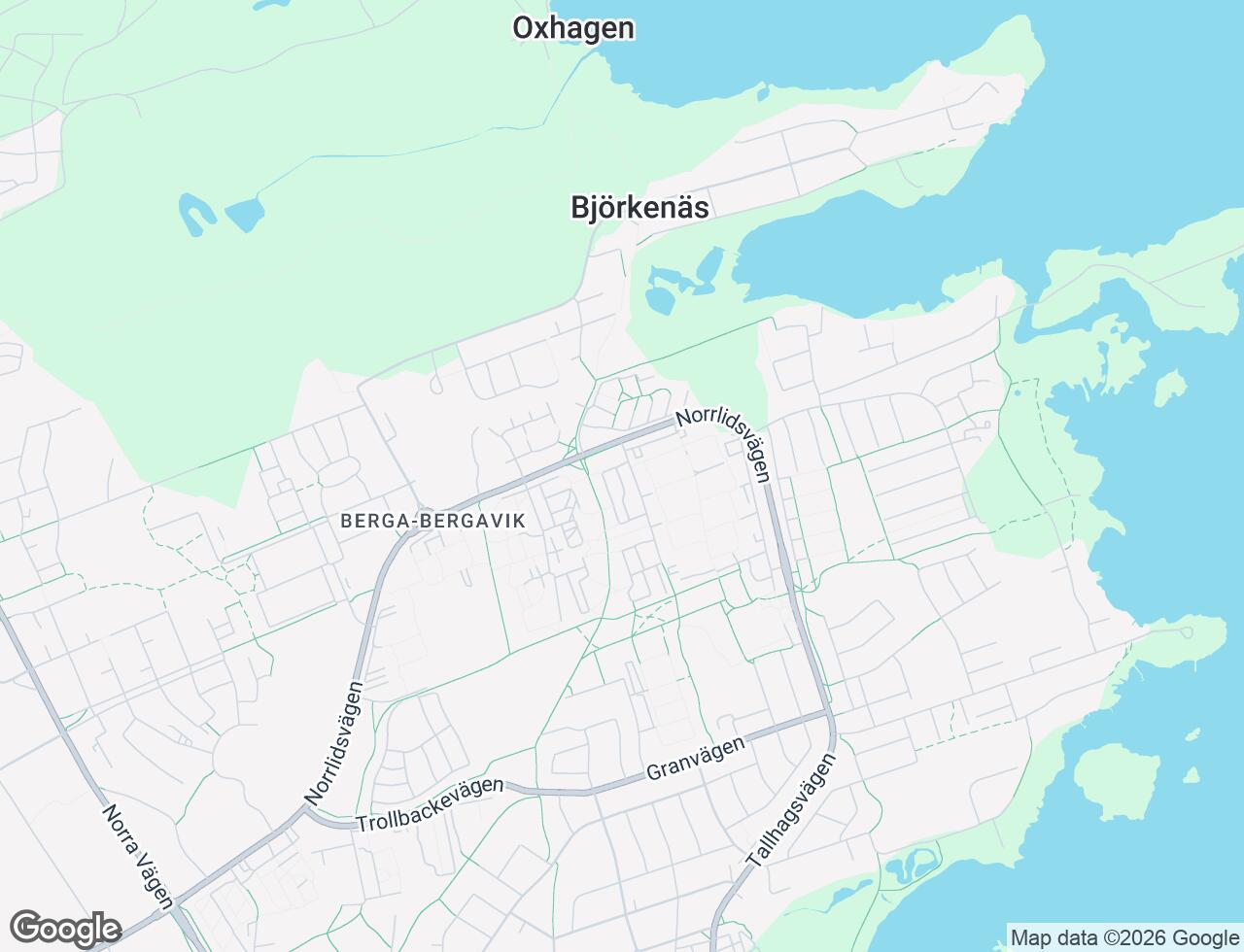 Karta över Två Bröders väg 12C i 58 Kalmar