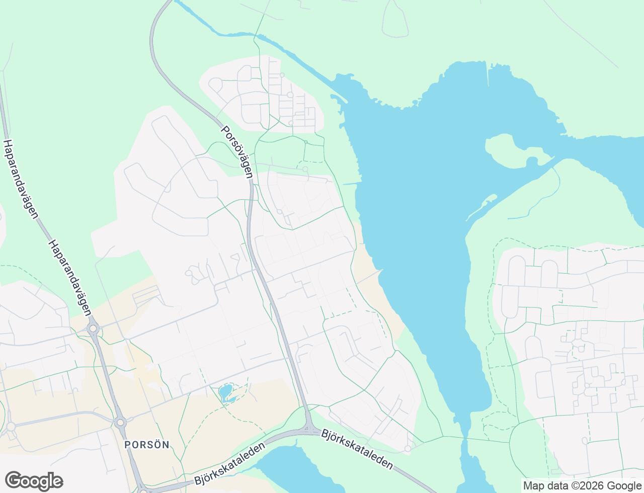 Karta över Docentvägen 345 i 52 Luleå