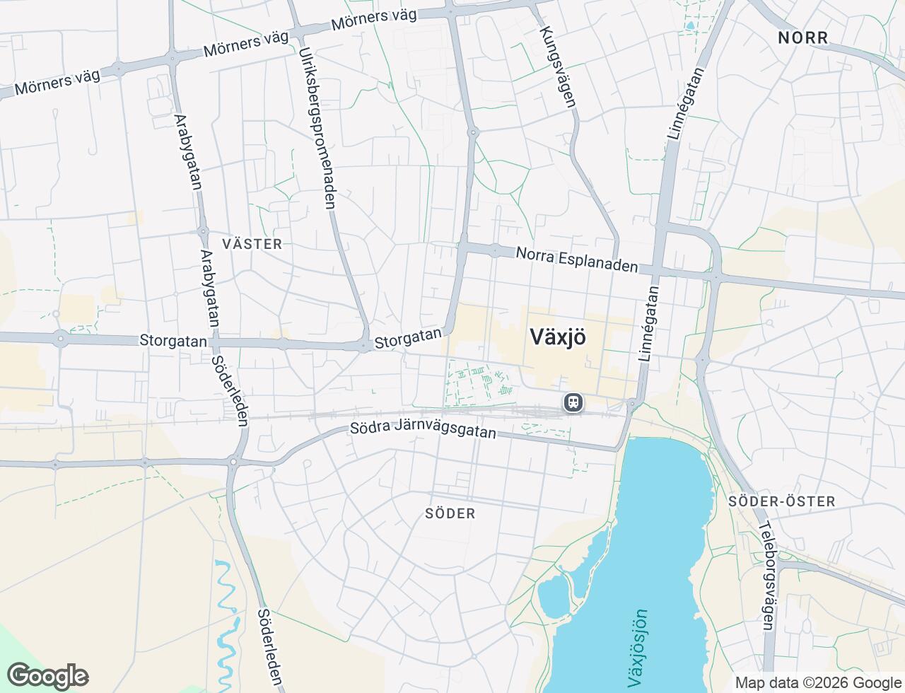 Karta över Sandgärdsgatan 38C i 30 Växjö