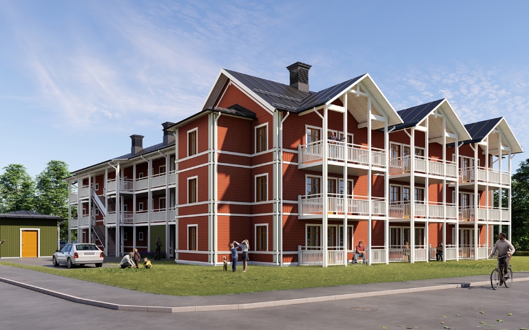 Lägenhet 3 rok på Varpvägen 2D