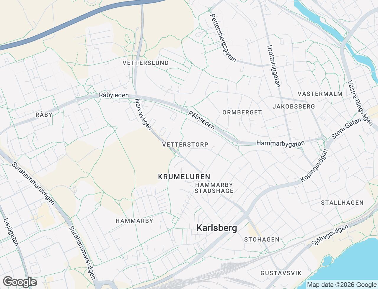 Karta över Karlavagnsgatan 10 i 68 Västerås