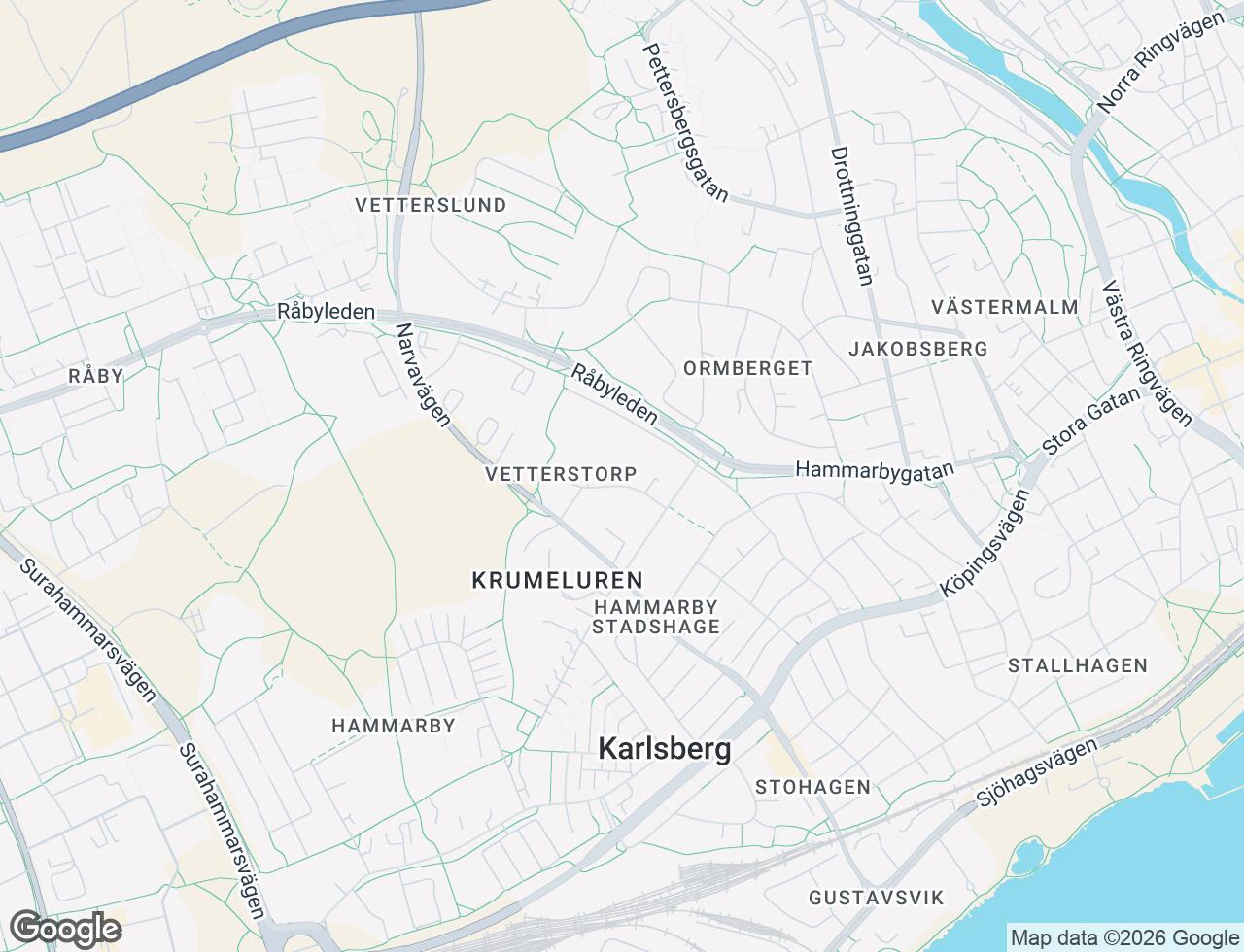 Karta över Karlavagnsgatan 6 i 68 Västerås