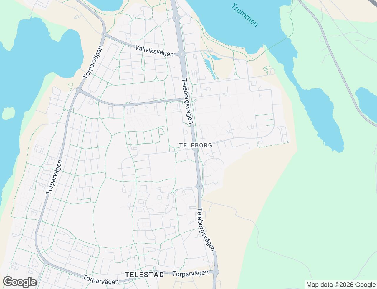Karta över Smedsvängen 17 i 54 Växjö