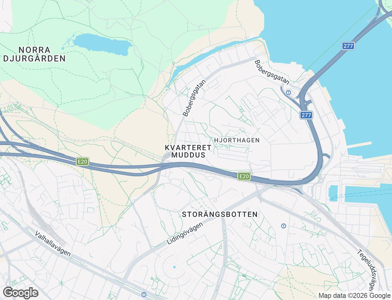 Karta över Madängsgatan 6 i 49 Stockholm