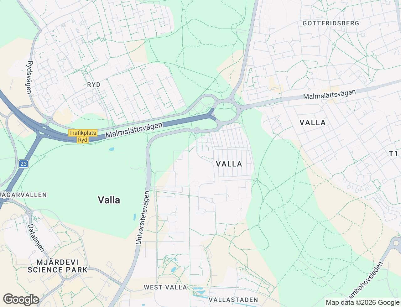 Karta över Studievägen 11B i 29 Linköping