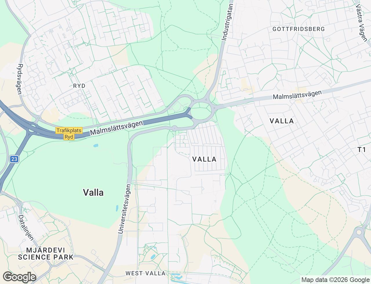 Karta över Colonia studentbostäder i 7