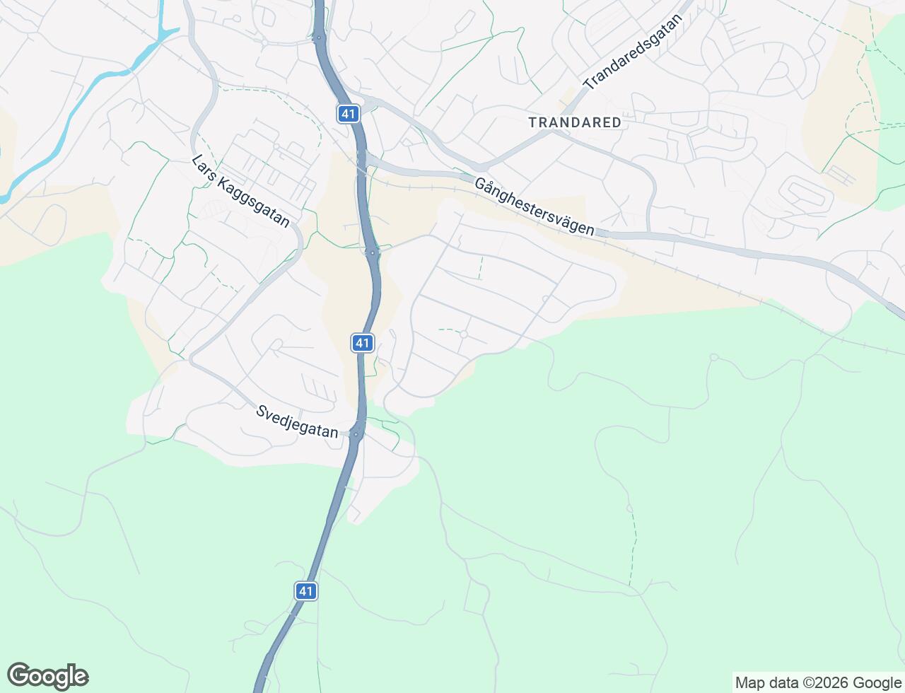 Karta över Fafnesgatan 9B i 46 Borås