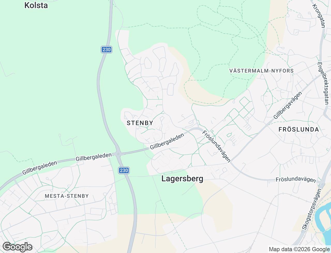Karta över Täljstensgången 9 i 34 Eskilstuna